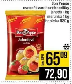 Jip Don Peppe ovocné tvarohové knedlíky nabídka