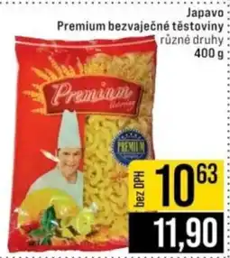 Jip Japavo Premium bezvaječné těstoviny nabídka