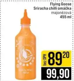 Jip Flying Goose Sriracha chilli omáčka nabídka