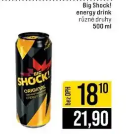 Jip Big Shock! energy drink nabídka