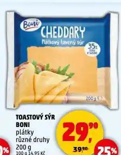 Penny Market Toastový sýr nabídka
