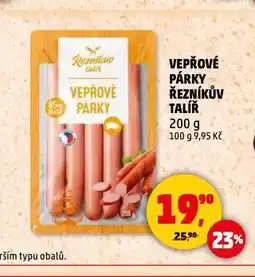 Penny Market Vepřové párky nabídka