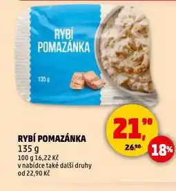 Penny Market Rybí pomazánka nabídka