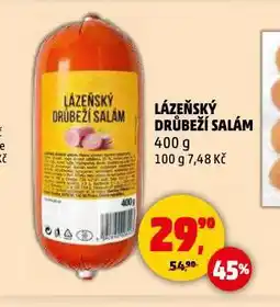 Penny Market Lázeňský drůbeží salám nabídka