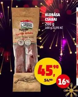 Penny Market Klobása csabai nabídka