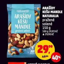 Penny Market Arašídy, kešu a mandle nabídka