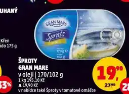 Penny Market Šproty gran mare nabídka
