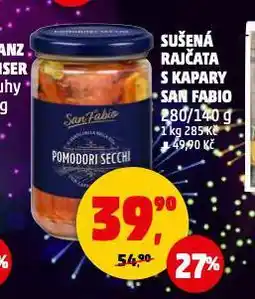 Penny Market Sušená rajčata s kapary san fabio nabídka