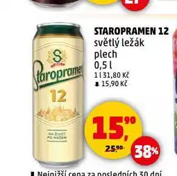 Penny Market Pivo staropramen nabídka