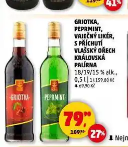 Penny Market Vaječný likér s příchutí vlašský ořech nabídka