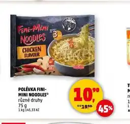 Penny Market Polévka fini-mini noodles nabídka