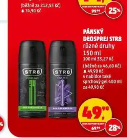 Penny Market Str8 deospray nabídka