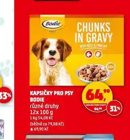 Penny Market Bodie kapsičky pro psy nabídka