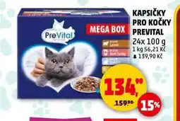 Penny Market Prevital kapsičky pro kočky nabídka