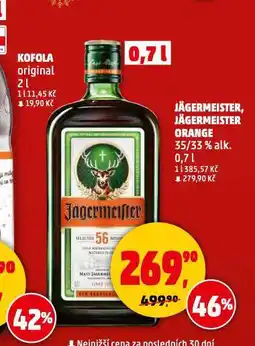 Penny Market Jägermeister orange nabídka