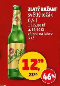 Penny Market Pivo zlatý bažant nabídka