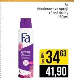 Jip Fa deodorant ve spreji nabídka