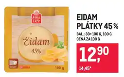 Makro Eidam plátky 45% nabídka