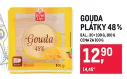 Makro Gouda plátky 48 % nabídka