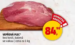Penny Market Vepřová plec bez kosti, balená ve vakuu nabídka
