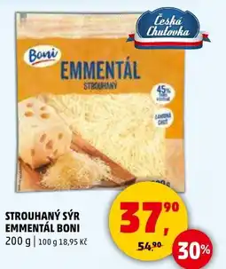 Penny Market Strouhaný sýr emmentál boni nabídka
