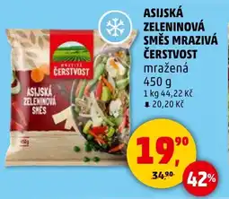 Penny Market Asijská zeleninová směs mrazivá čerstvost nabídka