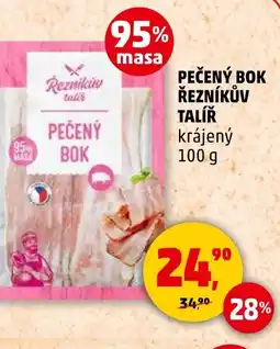 Penny Market Pečený bok řezníkův talíř krájený nabídka