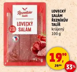 Penny Market Lovecký salám řezníkův talíř nabídka