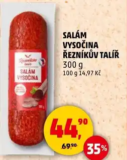 Penny Market Salám vysočina řezníkův talíř nabídka