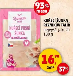 Penny Market Kuřecí šunka řezníkův talíř nabídka