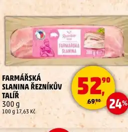 Penny Market Farmářská slanina řezníkův talíř nabídka
