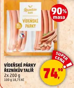 Penny Market Vídeňské párky řezníkův talíř nabídka