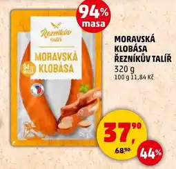 Penny Market Moravská klobása řezníkův talíř nabídka