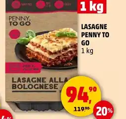 Penny Market Lasagne penny to go nabídka