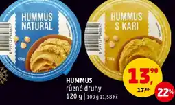 Penny Market Hummus nabídka
