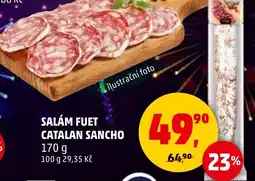 Penny Market Salám fuet catalan sancho nabídka