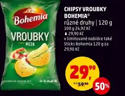 Penny Market Chipsy vroubky bohemia nabídka