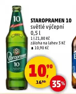 Penny Market Staropramen 10 světlé výčepní nabídka