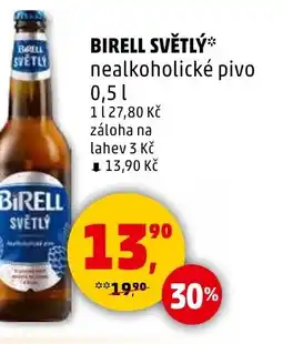 Penny Market Birell světlý nealkoholické pivo nabídka