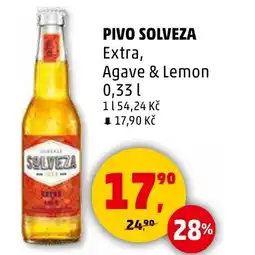Penny Market Pivo solveza extra, agave & lemon nabídka