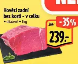 Albert Hovězí zadní bez kosti - v celku nabídka