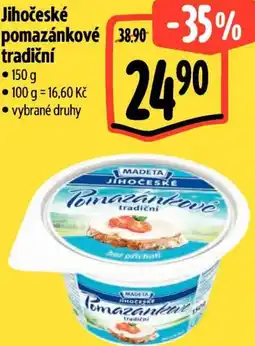 Albert Madeta Jihočeské pomazánkové tradiční nabídka