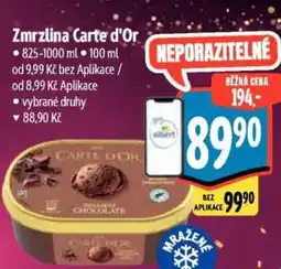 Albert Zmrzlina Carte d'Or nabídka