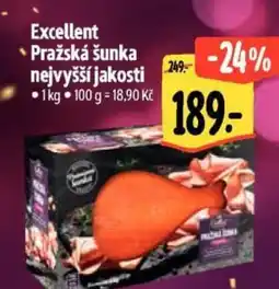 Albert Excellent Pražská šunka nejvyšší jakosti nabídka