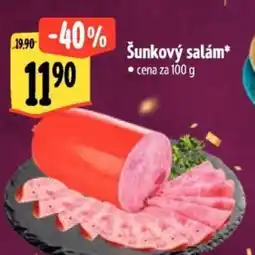 Albert Šunkový salám nabídka