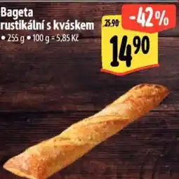 Albert Bageta rustikální s kváskem nabídka