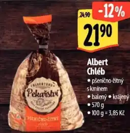Albert Albert Chléb nabídka