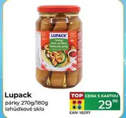 Tamda Foods Lupack párky 270g/180g lahůdkové sklo nabídka