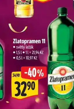 Albert Zlatopramen 11 světlý ležák 1,5 l nabídka