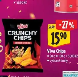 Albert Viva Chips 50 g nabídka